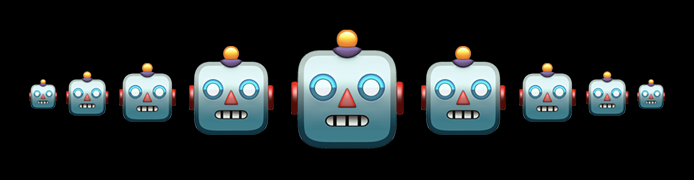 Robots All the Way Down blog cover featuring AI and automation themes in software engineering